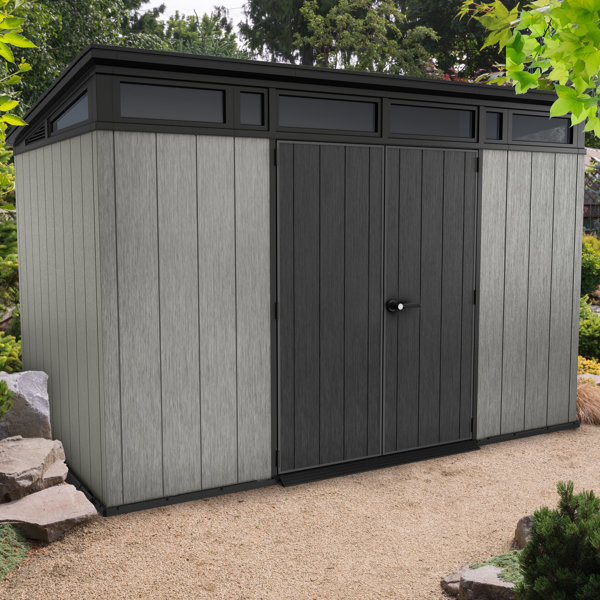 Keter Artisan 11 ft. W x 7 ft. D Pent Outdoor Garden Shed & Reviews